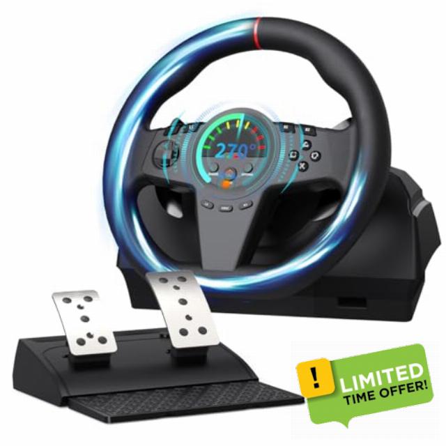 HQFYH PC Racing Wheel
