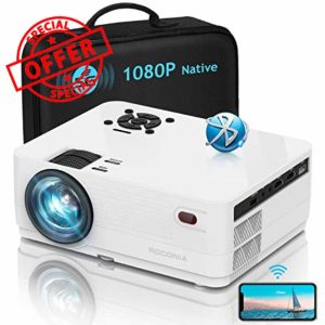 Roconia 5G WiFi Bluetooth Native 1080p Projector