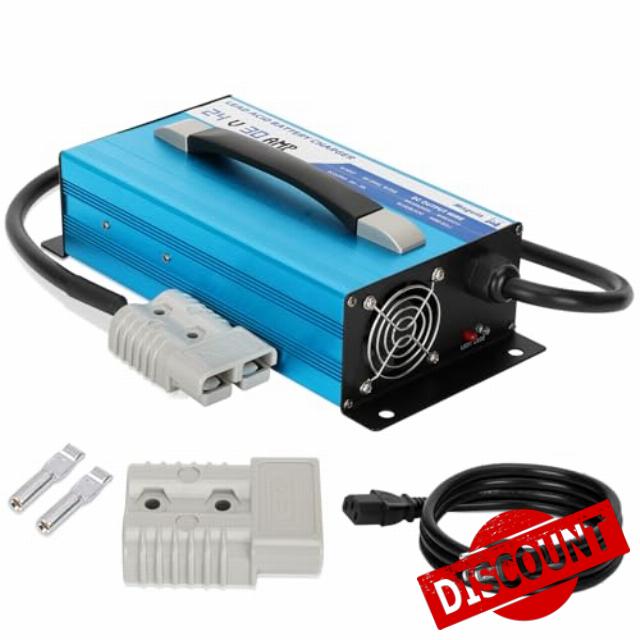 Forklift Battery Charger 24V Battery Charger Automatic Smart Charger 30 Amp Lead Acid Battery Charger for Forklift