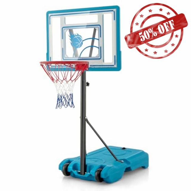 GYMAX Swimming Pool Basketball Hoop