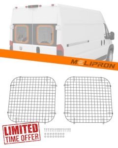 Rear Window Security Screens Fit for RAM ProMaster Cargo Van Safety Screens 2PCS