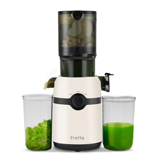 Fretta Nifty 4.25" Wide Feed Chute Slow Masticating Juicer