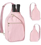 Prokva Pickleball Bag for Women, Pickleball Paddle Sling Bag, Pickle Ball Bag for Pickleball Acce...