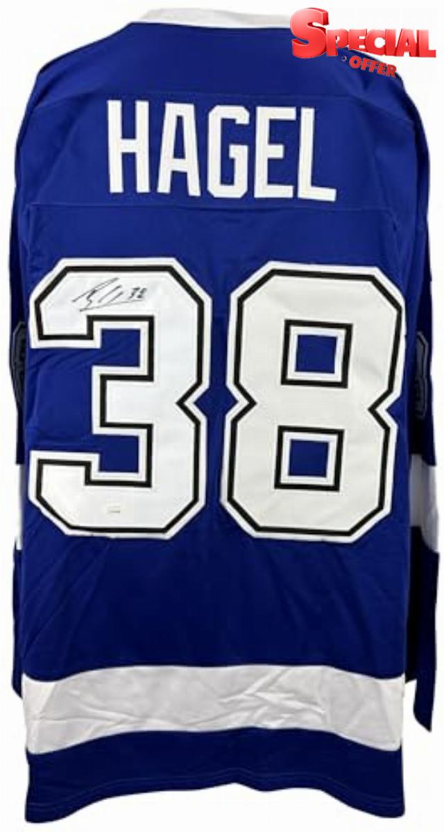 Brandon Hagel signed autographed jersey JSA COA