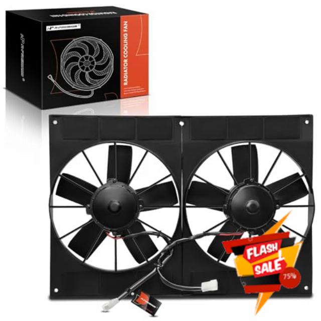 A-Premium 11'' 11 inch Slim Fan Push Universal Electric Radiator Cooling Fan