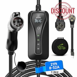 2024 Level 2 EV Charger[32A 7.2kW 110V-240V]