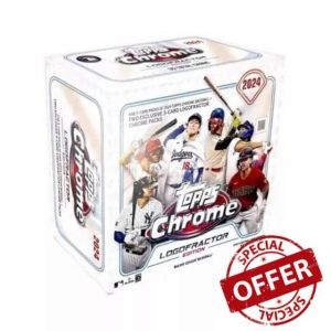2024 Topps Chrome Baseball LogoFractor Edition Factory Sealed Box