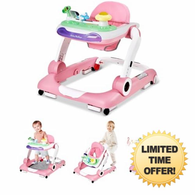 Music and Lights Baby Walker with Wheels