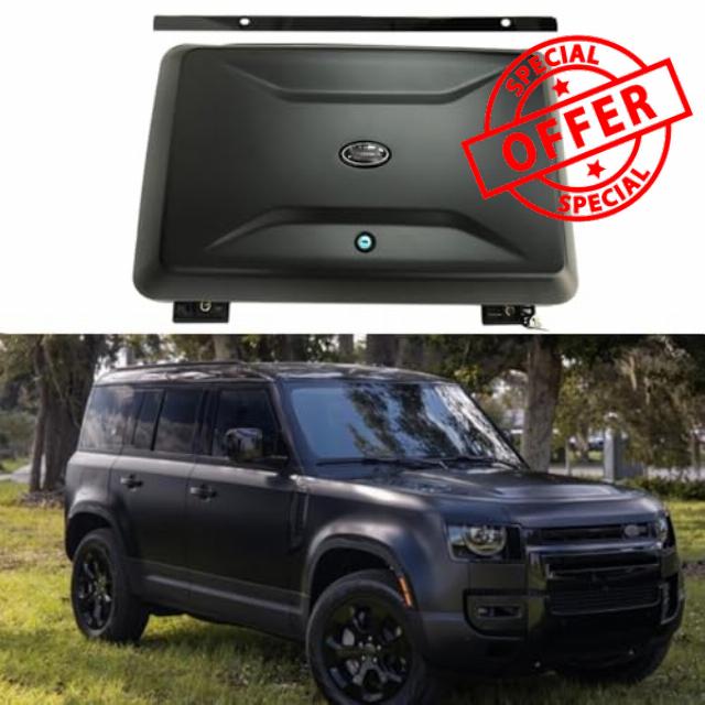 Matte Black Exterior Side Mounted Gear Box Carrier Fits for Land Rover Defender 110 2020-2024