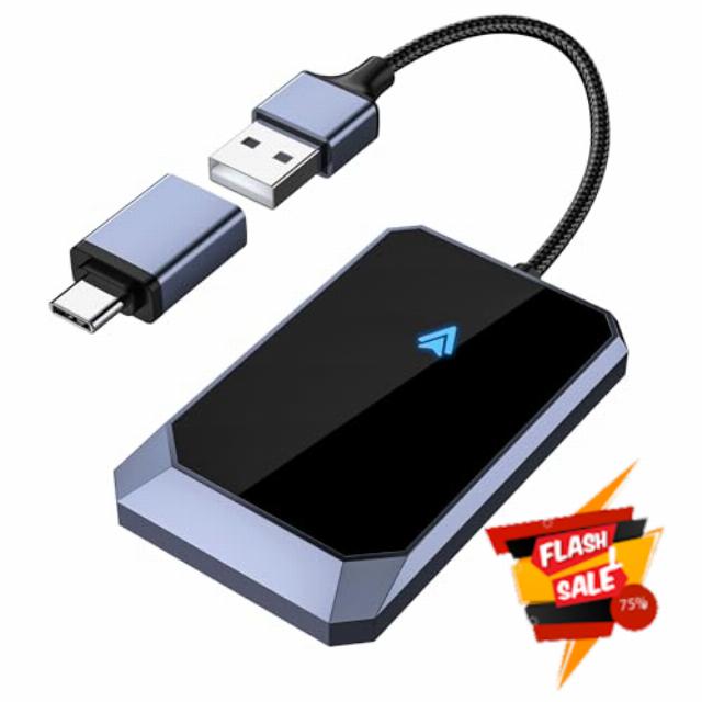 Android Auto Wireless Adapter for Factory Wired Android Auto - Instant Connection