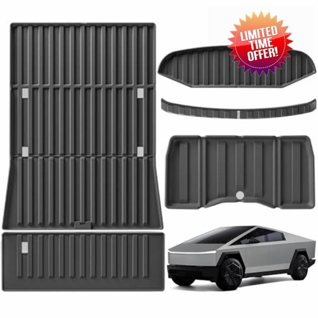5PCS Floor Mats Set for 2023 2024 Cybertruck Accessories