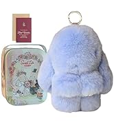 HTU Bunnylulu Keychain With Exquisite Box Handmade Soft Bunny Pompom Charms Plushies Lulu Rabbit ...