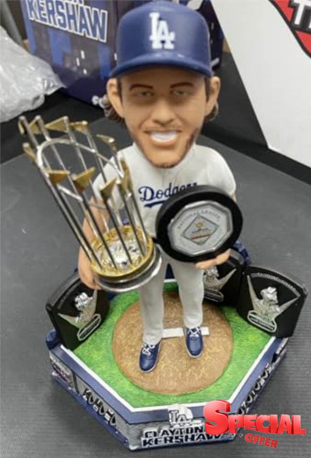 Clayton Kershaw Bobblehead Strikeout & Games Won Counter Limited Edition