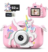Teslahero Kids Camera Toys,Children Digital Video Camcorder Camera Gift for Girls Boys 3-12 Age K...