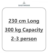 DARTMOOR Heavy Duty Inflatable Kayak, Portable Boat Raft for Adults with Aluminum Oars, Foldable ...