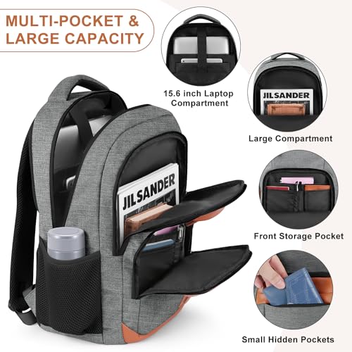 15.6 inch Work Bag School Laptop Bag with USB Charning Port