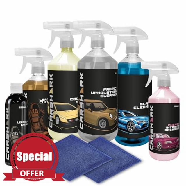 CARSHARK 8-Piece Car Interior Cleaning Kit