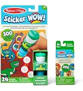 Melissa & Doug Sticker WOW Sticker Stamper and 24-Page Activity Pad, 300 Stickers, Arts and Cra...