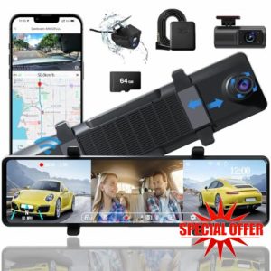 3 Channel Mirror Dash Cam