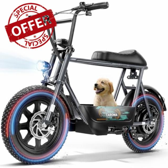 Caroma Peak 1200W Electric Scooters with Seat for Adults