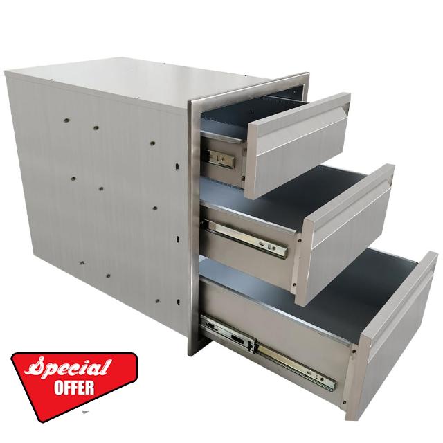 Outdoor Kitchen Drawer 16" W x 21" H x 23" D