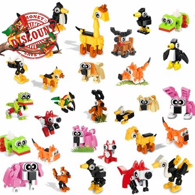 30 Packs Building Blocks Party Bag Fillers for Kids
