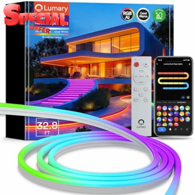 Lumary Smart Outdoor Neon Rope Lights