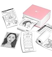 Phomemo Mini Printer M02 Pocket Sticker Printer, 203dpi Thermal Instant Photo Printer, Small Blue...