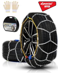 Auto Fixing Snow Chains Tire Chains For Cars Suv Pickup Trucks - Auto Fixing 1 Min Quick Fit AND Easy Installation