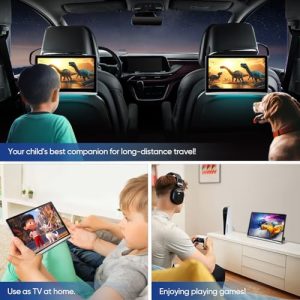 Car Entertainment System Wireless Connection/Phone Mirroring Link/HDMI Sync Screen/Multifunction Car Video Player (13.3inch -(2G+32G)- 1pc)
