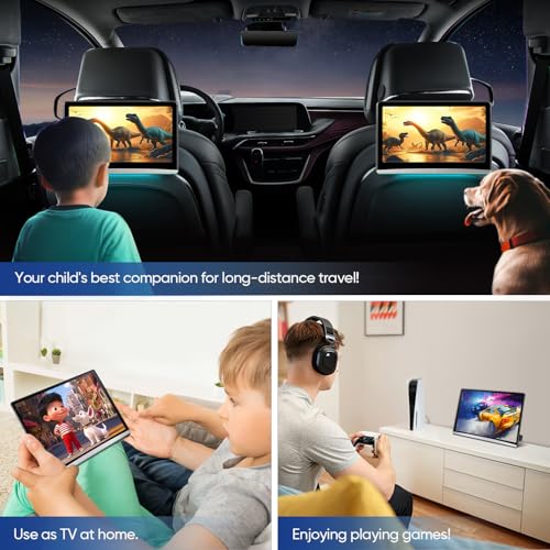 Car Entertainment System Wireless Connection/Phone Mirroring Link/HDMI Sync Screen/Multifunction Car Video Player (13.3inch -(2G+32G)- 1pc)