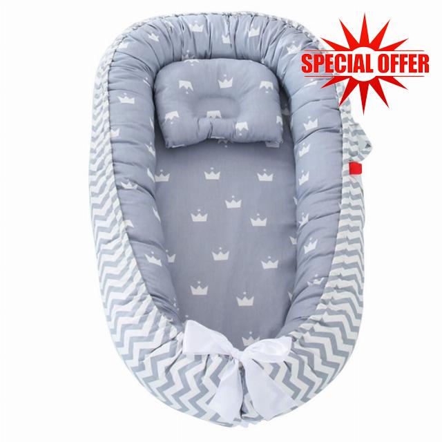 SHITOOMFE Portable Baby Bed