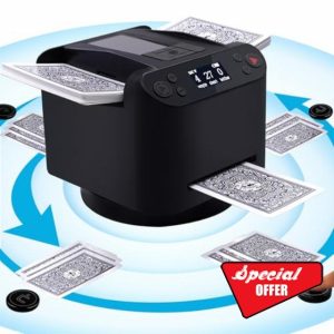 Automatic Card Shuffler and Dealer 2-in-1