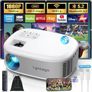 Projector with WiFi and Bluetooth