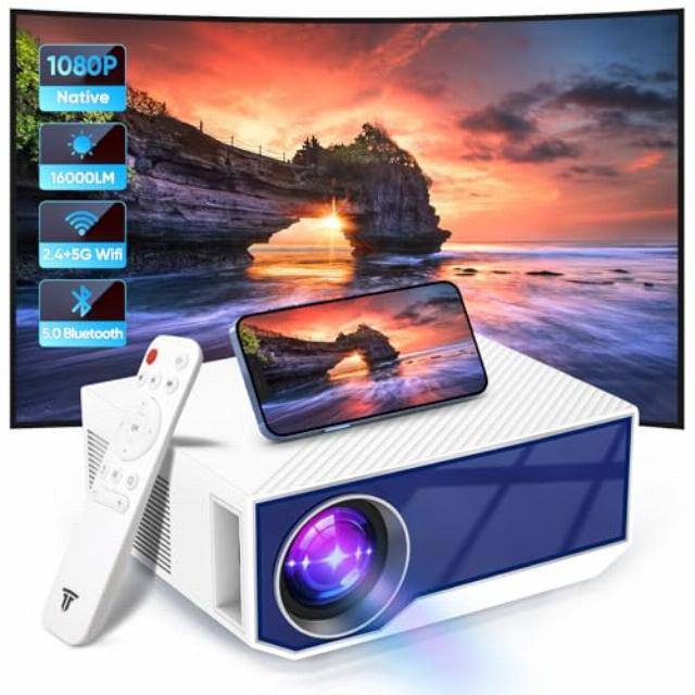 Projector with WiFi and Bluetooth