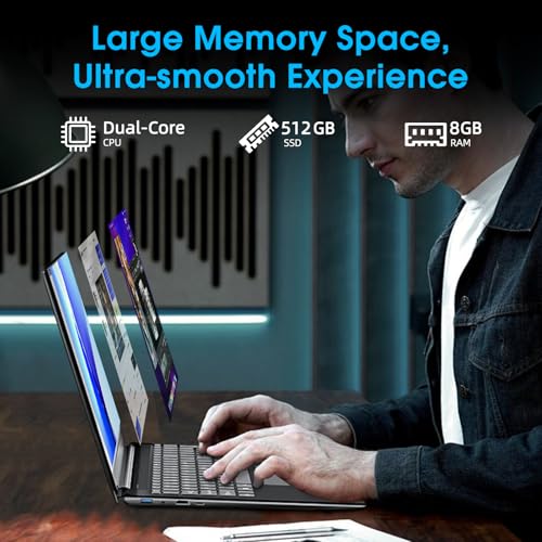 8GB DDR4 512GB SSD Laptop Notebook with Celeron N4020 Processor (up to 2.8 GHz)