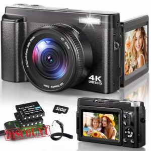 4K Digital Camera for Photography