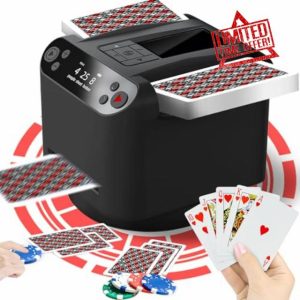 Automatic Card Shuffler and Dealer 2-in-1