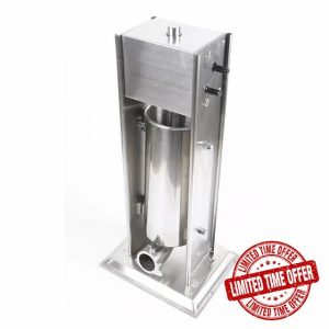 5L Manual Churros Machine Heavy Duty Stainless Steel Churros machine w/4 Nozzles Stainless Home Vertical Manual Donuts Churrera Churros Machine for make different shapes of fried dough sticks.