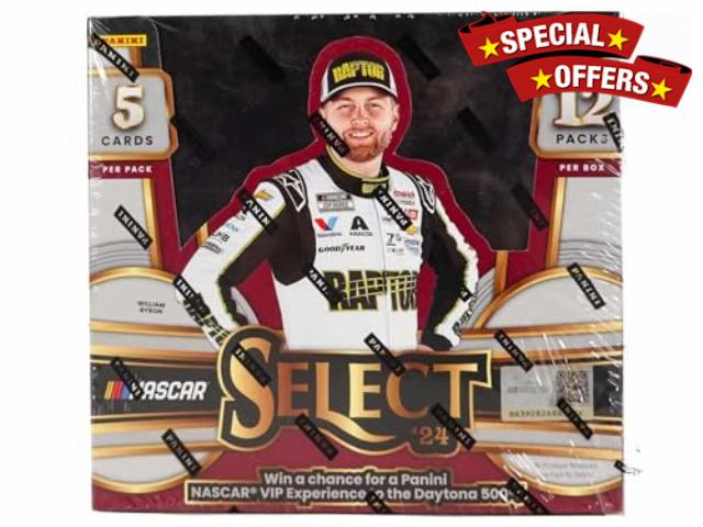 2024 Panini Select Racing Hobby Trading Card Box (2 Autographs)