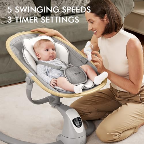 Side-to-Side Electric Swing with 5 Speeds