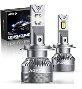 AGPTEK H1 LED Headlight Bulbs, 60W 16000LM 6000K Xenon White Halogen Replacement Bulb 1:1 Mini Si...