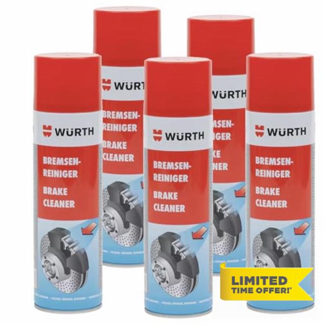 5x Brake Cleaner Spray Aerosol Professional Clutch Parts Degreaser 500ml