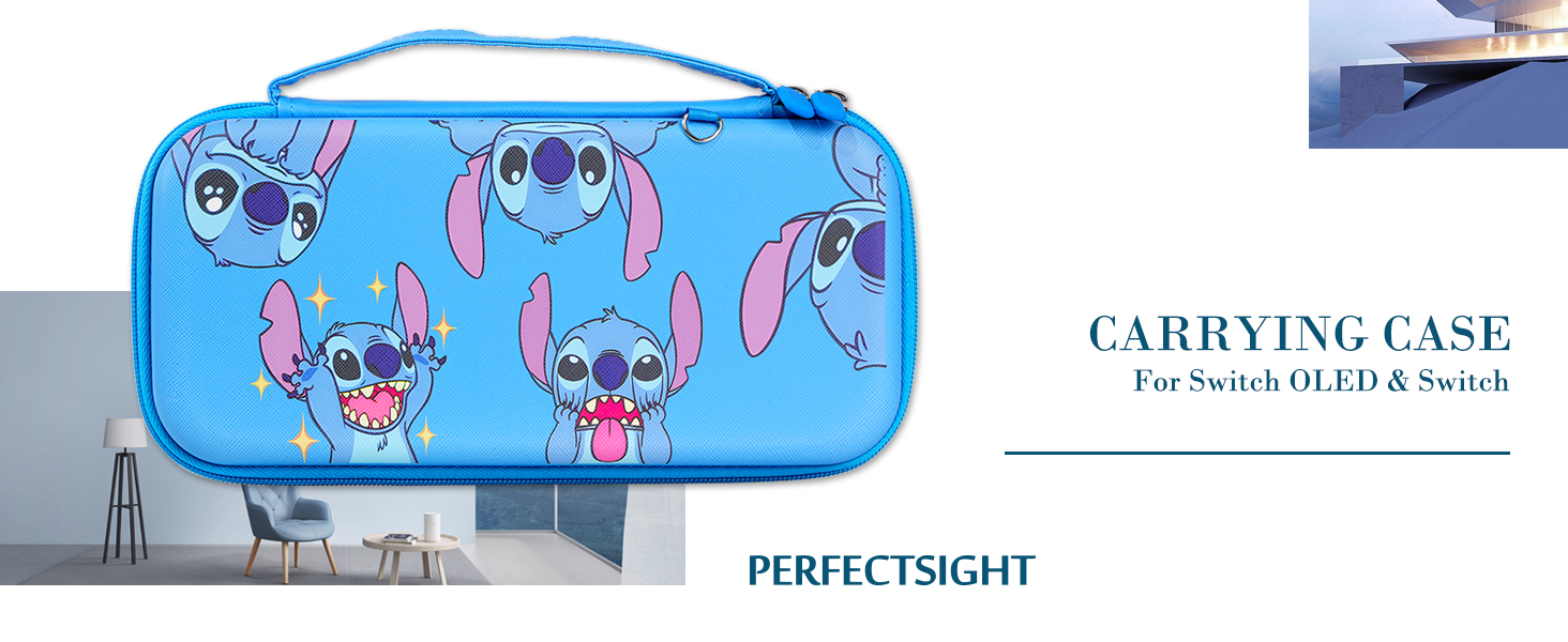 Carrying Case for Nintendo SwitchSwitch OLED Travel Carry Cases for Kids Cute Kawaii Covers