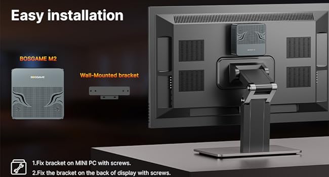 BOSGAME Gaming Mini PC M2