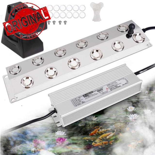 MUALROUS 12 Head Ultrasonic Fogger Mist Maker 8.5L/H Ultrasonic Mister Fogger