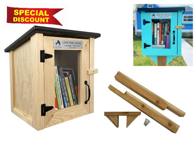 LITTLE FREE LIBRARY® Complete Bundle with Mini Library Kit