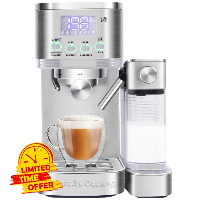 Espresso Machine with LED Display