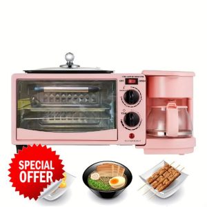 3 In 1 Breakfast Station With Coffee Maker