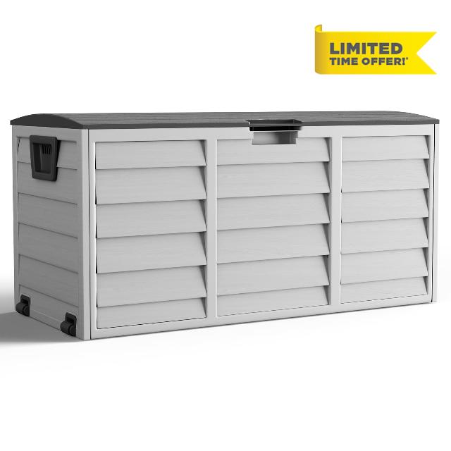 The Fellie Garden Storage Box with Lid and Wheels